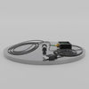 Felix Smart Mini EC Probe spinning with view of USB connector box and wire.